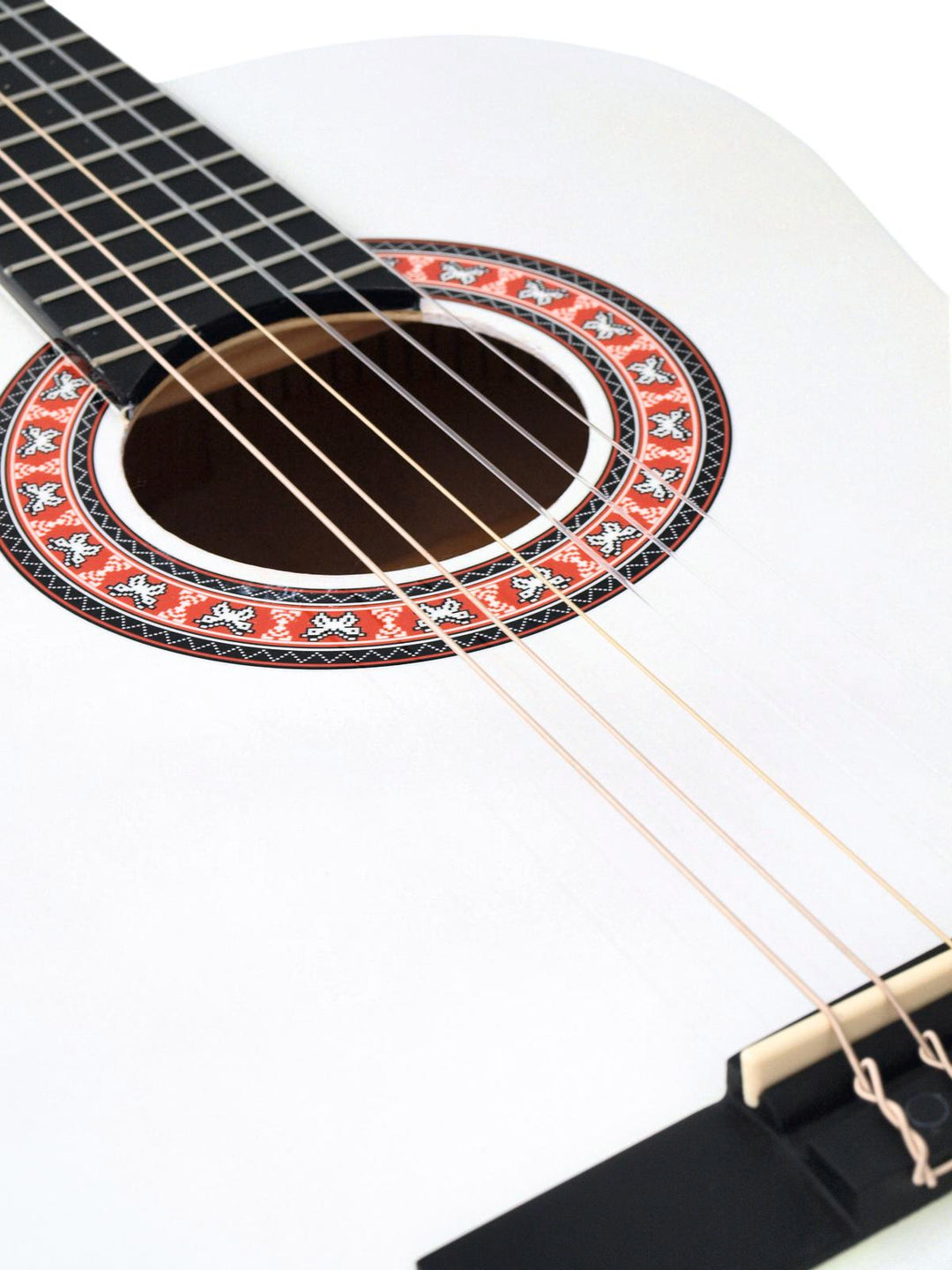 DiMavery AC-303 Guitarra clásica española (Blanca)