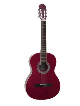 DiMavery AC-303 Guitarra clásica española (Roja)