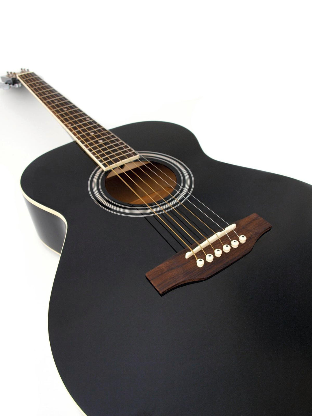 DiMavery AW-303 Guitarra Western - Negra
