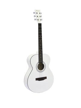 DiMavery AW-303 Guitarra Western (Blanca)