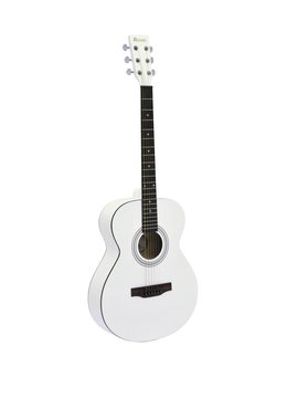 DiMavery AW-303 Guitarra Western (Blanca)
