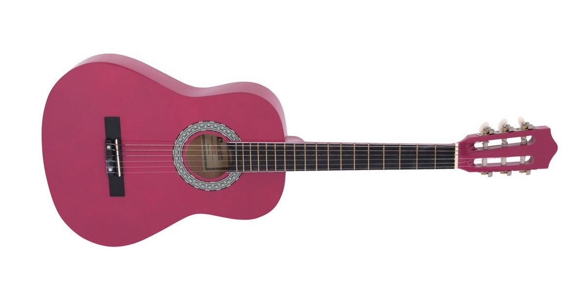 DiMavery AC-303 Classical Spanish Guitar 3/4 (Pink)
