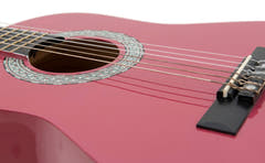DiMavery AC-303 Guitarra clásica española 1/2 (Rosa)