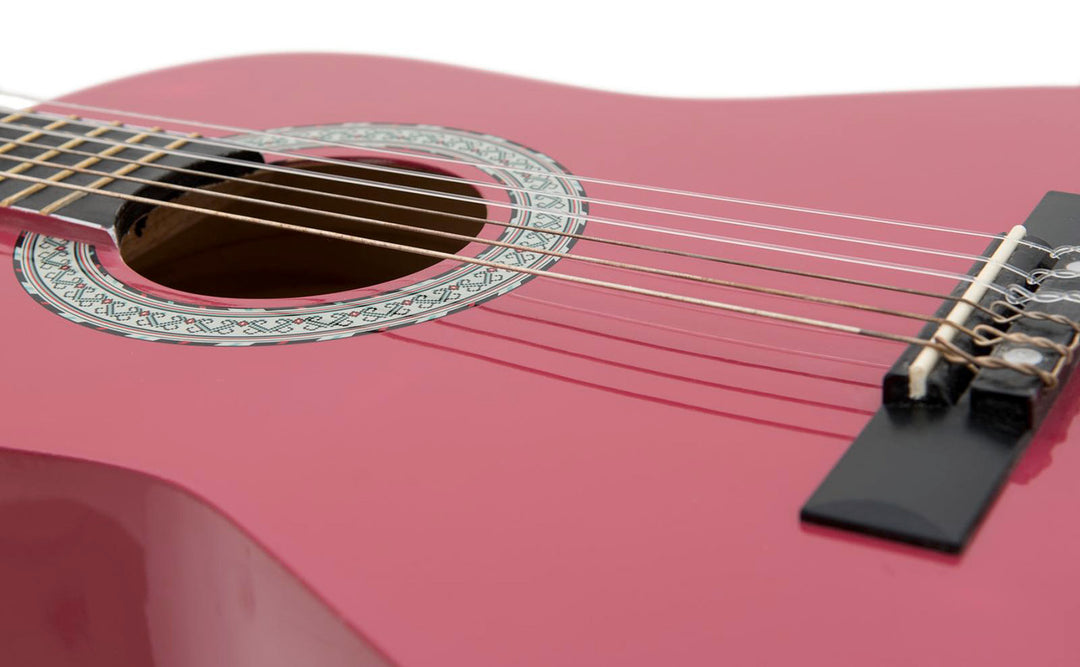 DiMavery AC-303 Guitarra clásica española 1/2 (Rosa)
