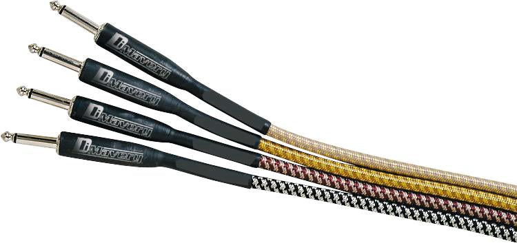 DiMavery Cable de instrumento, 3m, Negro/Plata