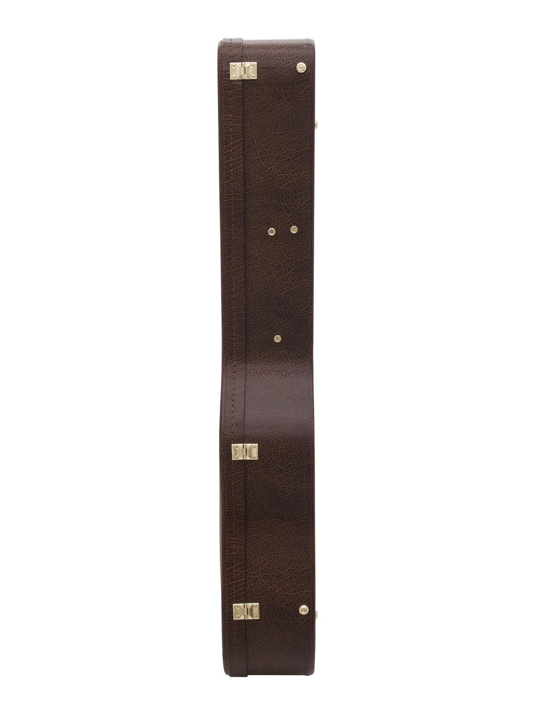DiMavery Estuche rígido para guitarra Western, Marrón