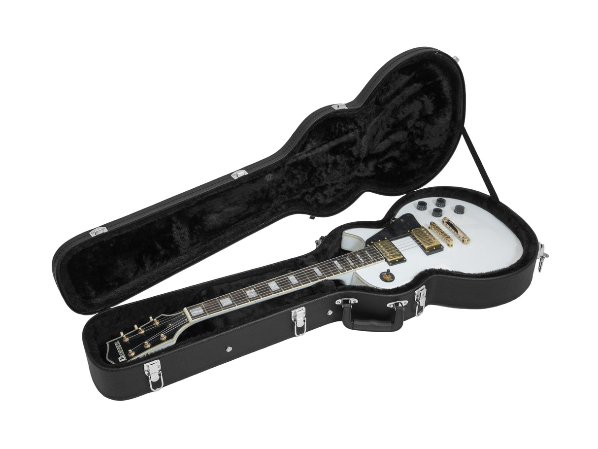 DiMavery Estuche rígido para guitarra eléctrica LP, Negro
