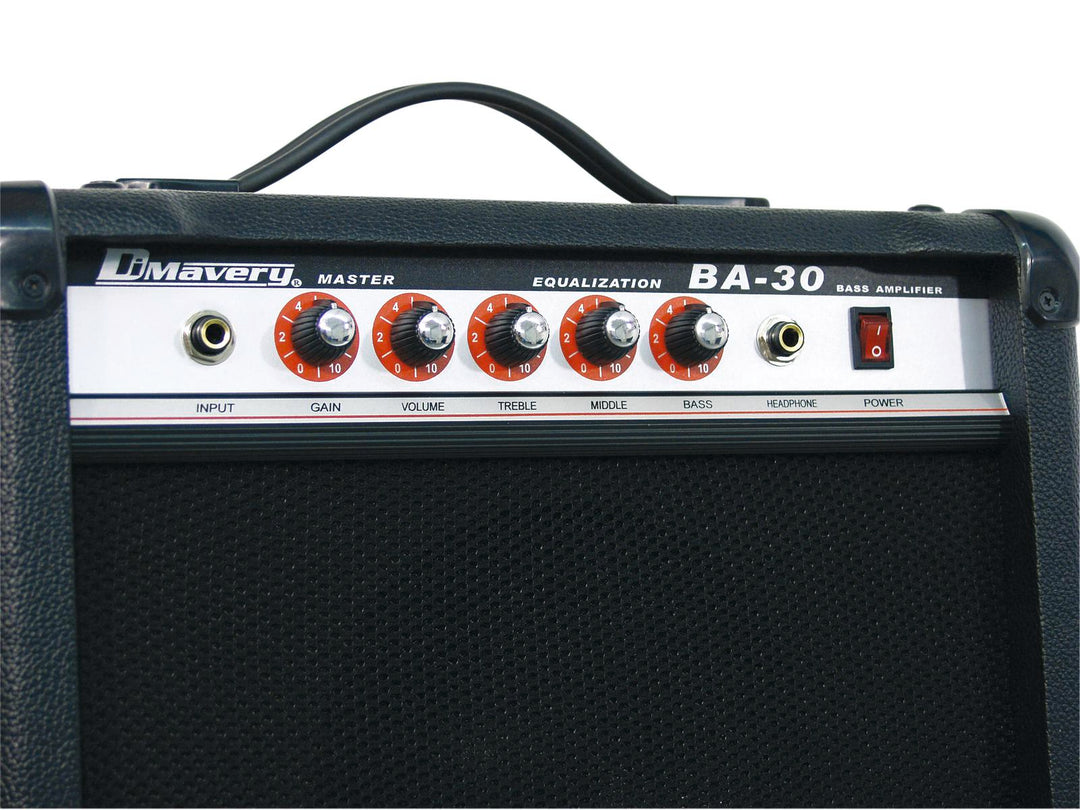 DiMavery BA-30 Amplificador para Bajo 30W