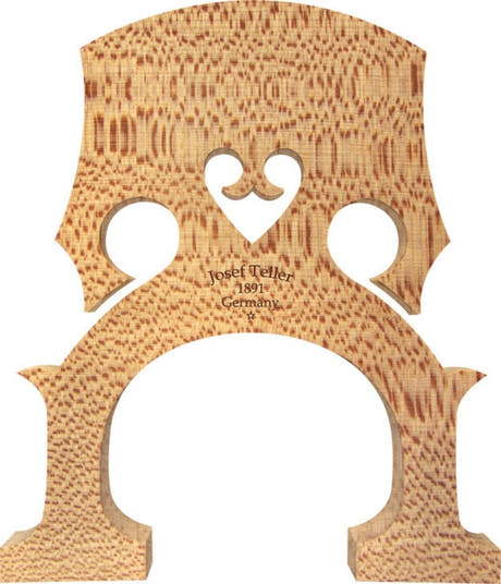 Puente de violonchelo Teller modelo alemán n.º 9, 1/8, brillante