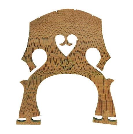 Puente de violonchelo Aubert con pie flexible, 1/2, anchura del pie 74 mm