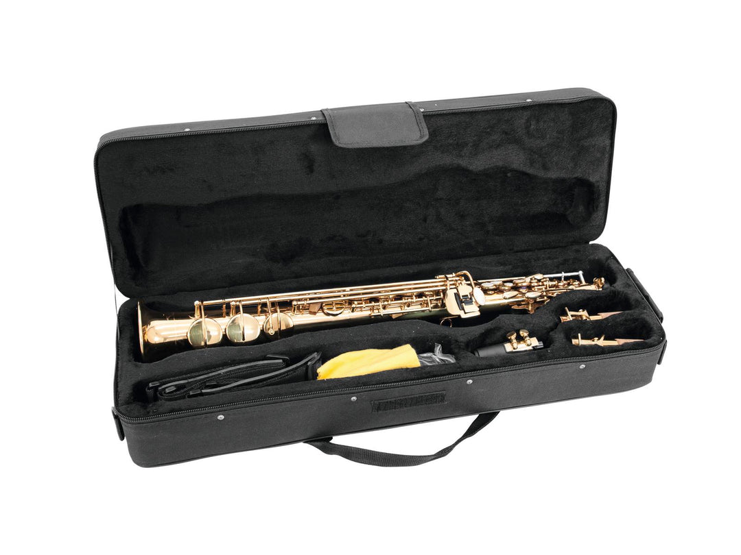 DiMavery SP-10 Bb Saxofón Soprano, Dorado
