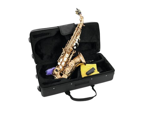 DiMavery SP-20 Bb Saxofón Soprano, Dorado