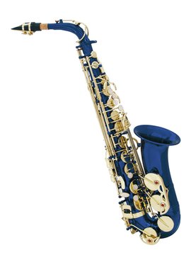 DiMavery SP-30 Eb Saxofón Alto, Azul
