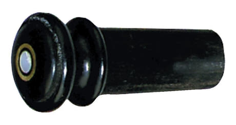 Botón de cordal GEWA de ébano para violín 4/4 y 3/4, ojo