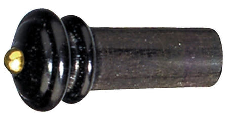 Botón de ébano GEWA para violín 4/4 y 3/4, bola dorada