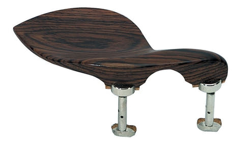 Soporte de mentonera GEWA para violín Guarneri, ébano, 4/4 y 3/4, tornillos Hill