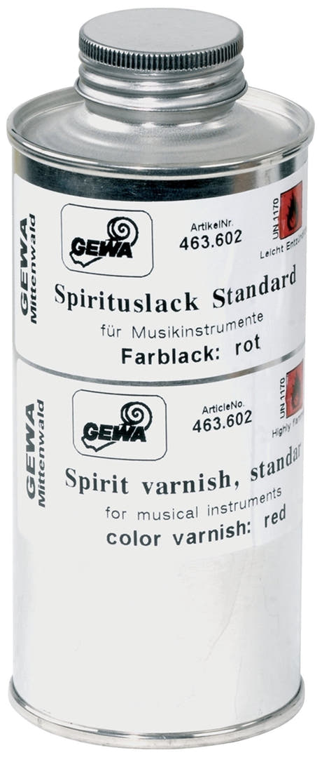 Barniz de alcohol GEWA para violines, amarillo, 250 ml
