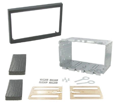CT23PE01A 2-DIN Marco para Citroen, Fiat, Peugeot y Toyota