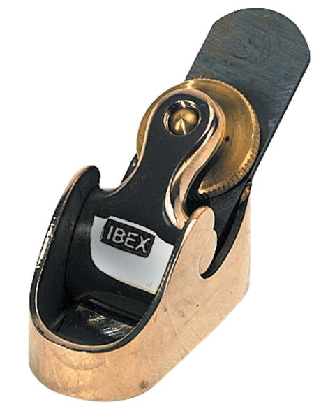 Ibex cepillo de molduras con tornillo, suela plana, 47 mm