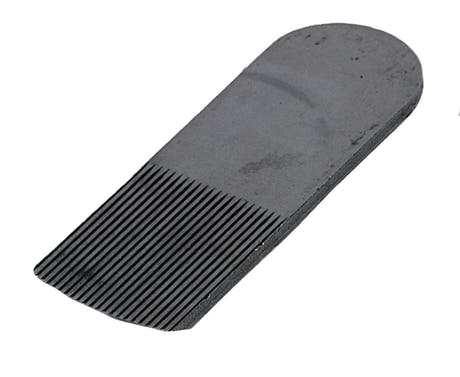 Herdim Cepillo de hoja dentada - 8 mm base arqueada