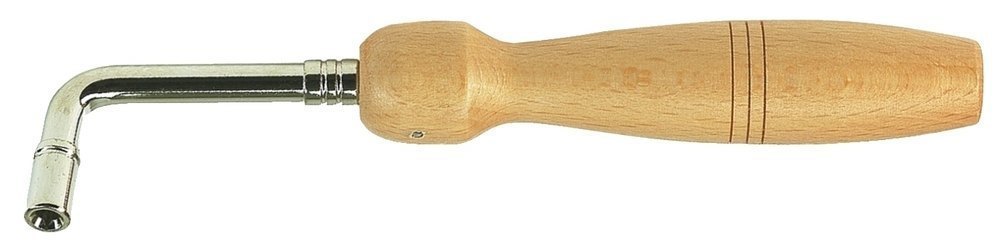 GEWA llave de afinación para cítara de arpa, 5,2 mm, mango en L de haya