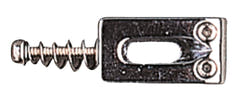Partesland Saddles modelos Stratocaster - 10,8 mm de ancho, cromado