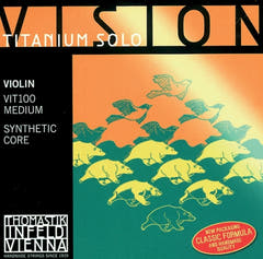 Cuerdas para Violines Thomastik-Infeld Vision Titanium solo con núcleo sintético - Medium (VIT100)