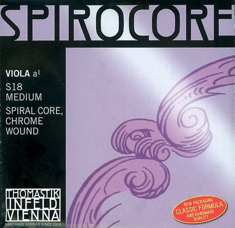 Thomastik-Infeld Strings para Viola Spirocore con núcleo en espiral - Medium (S18)
