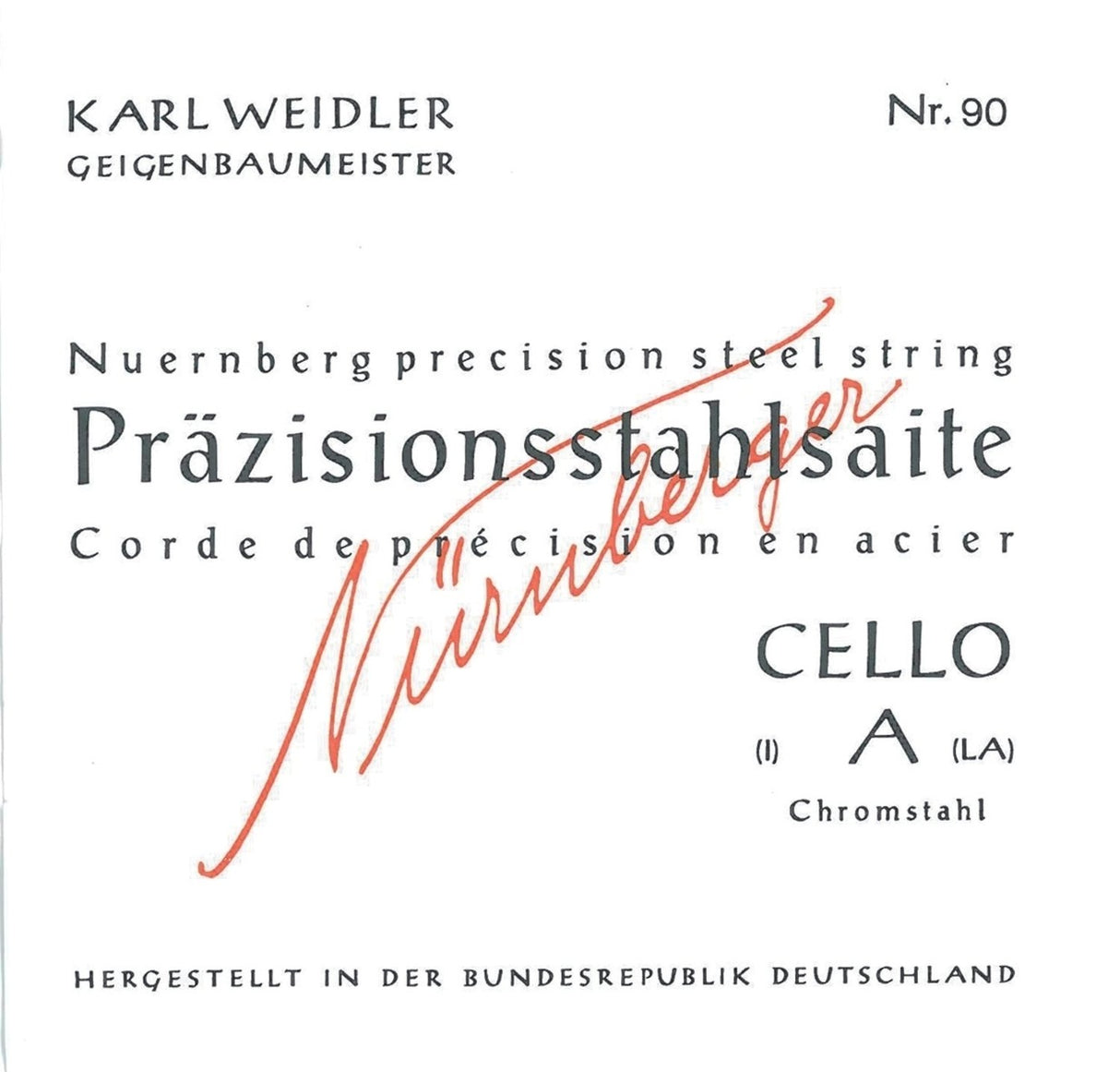 Nürnberger Cello Strings Precision - 1/2 (94)