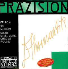 Cuerdas de violonchelo Thomastik-Infeld Precision con núcleo sólido de acero - Strong (90st)