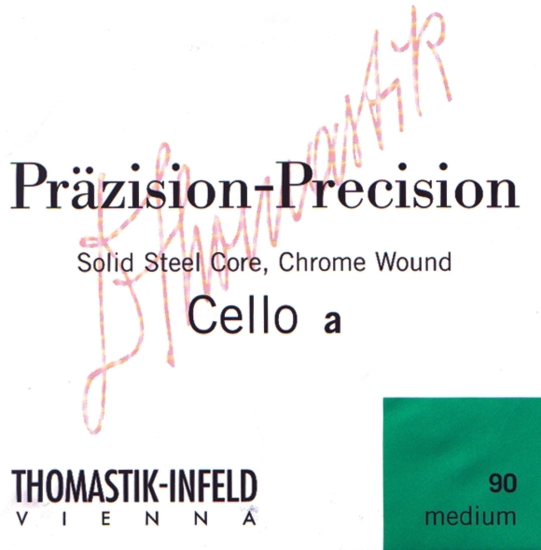 Thomastik-Infeld Cuerdas de Violonchelo Precision con núcleo sólido de acero - G 1/4 (772)