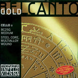 Thomastik-Infeld Cello Strings Belcanto Gold - Medium (BC28G)