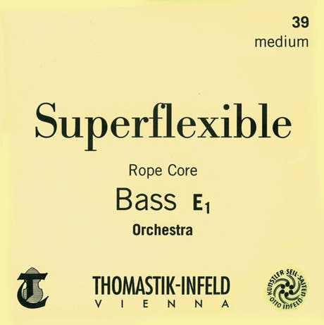 Thomastik-Infeld Double bass strings Superflexible rope core - E (37S)