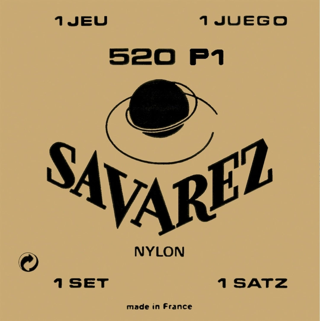 Savarez cuerdas para guitarra clásica Traditional concert 520 - Juego normal Treble w (520P1)