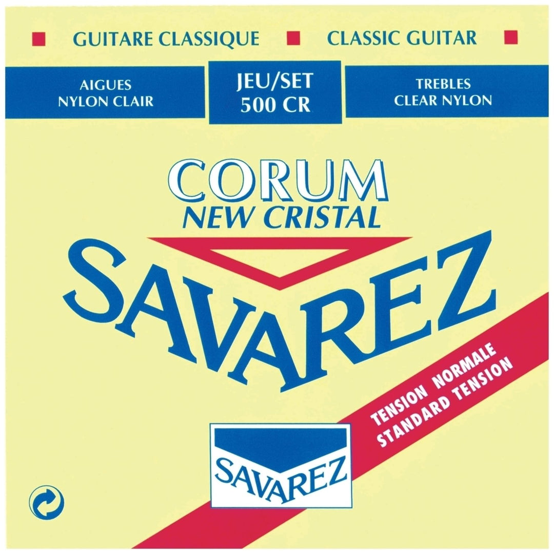 Savarez Strings para guitarras clásicas Corum New Cristal - Set (500CR)