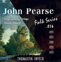 Cuerdas Thomastik-Infeld para guitarras clásicas John Pearse Folk Series Light - Juego (PJ116)