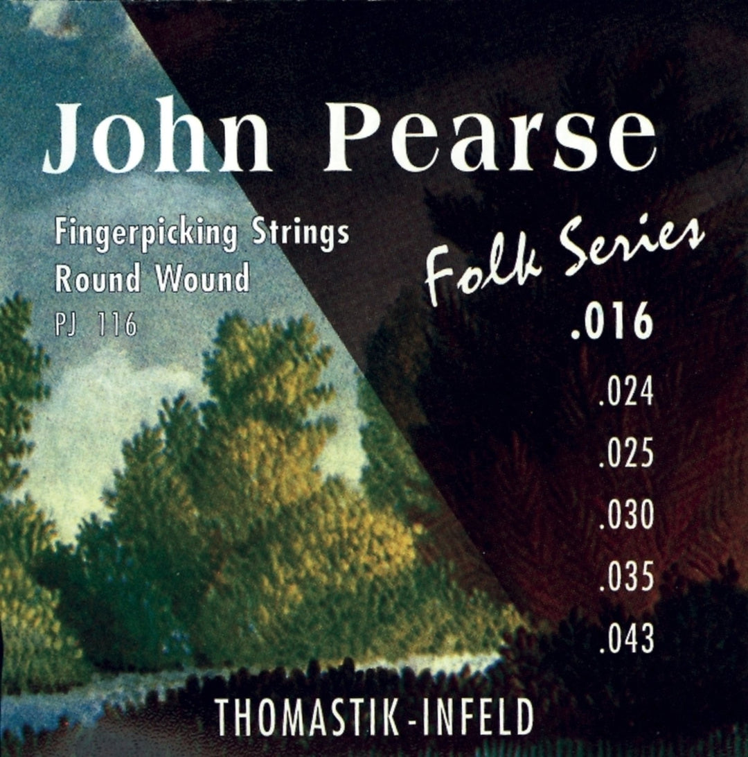 Cuerdas Thomastik-Infeld para guitarras clásicas John Pearse Folk Series Light - Juego (PJ116)