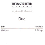 Cuerda de oud Thomastik-Infeld D 312, nailon brillante (par)