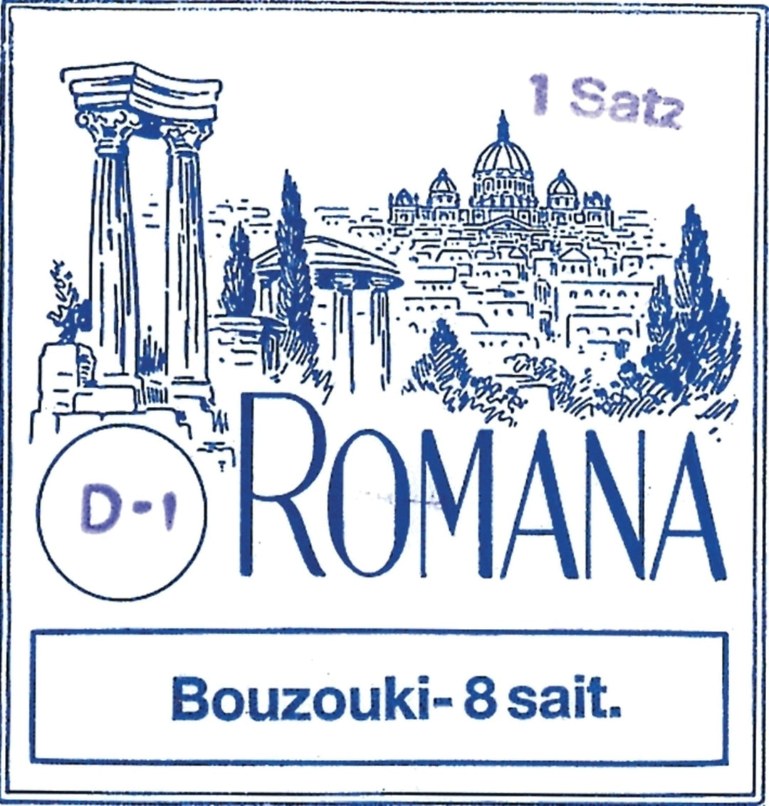 Cuerdas de Bouzouki Romana - Juego (8 cuerdas)