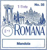 Cuerda D para mandola Romana, .032", cromoníquel entorchado plano