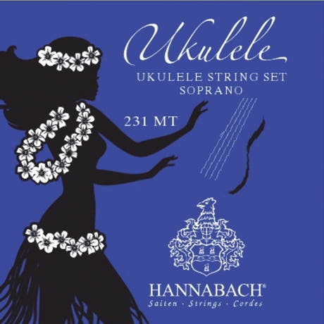 Set de strings Hannabach 231 para ukelele soprano, afinación europea