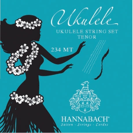 Hannabach 234 juego de cuerdas para ukelele tenor, afinación hawaiana