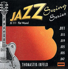 Thomastik-Infeld cuerdas para guitarra eléctrica Jazz Swing Series Nickel Flat Wound - Set 011 flatwound (JS111)