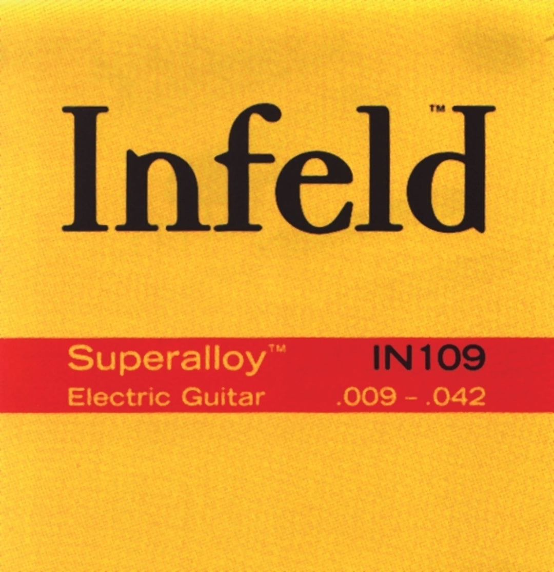 Cuerdas Thomastik-Infeld para guitarras eléctricas Superalloy round wound - Juego 009 (IN109)