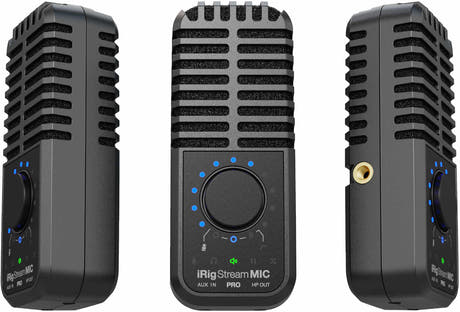 IK Multimedia iRig Stream Mic Pro USB-Micrófono