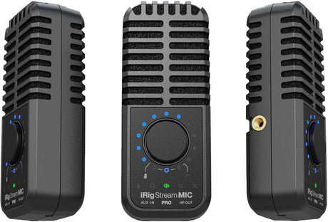 IK Multimedia iRig Stream Mic Pro USB-Micrófono