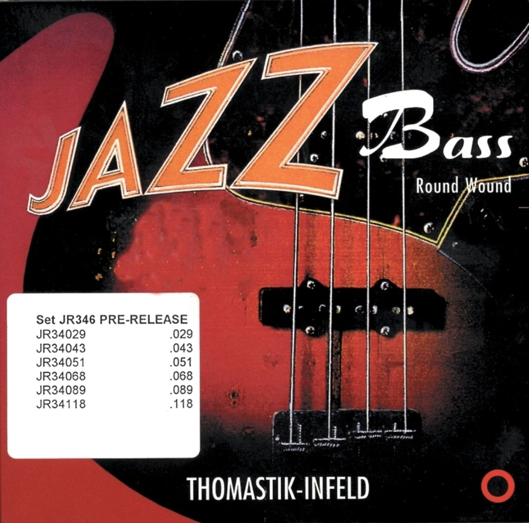 Cuerdas de E-Bass Thomastik-Infeld Jazz Bass series nickel round wound roundcore - Set (JR324)
