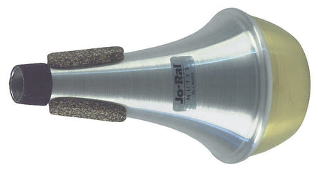 Sordina straight Jo-Ral 1B para trompeta, base de latón amarillo
