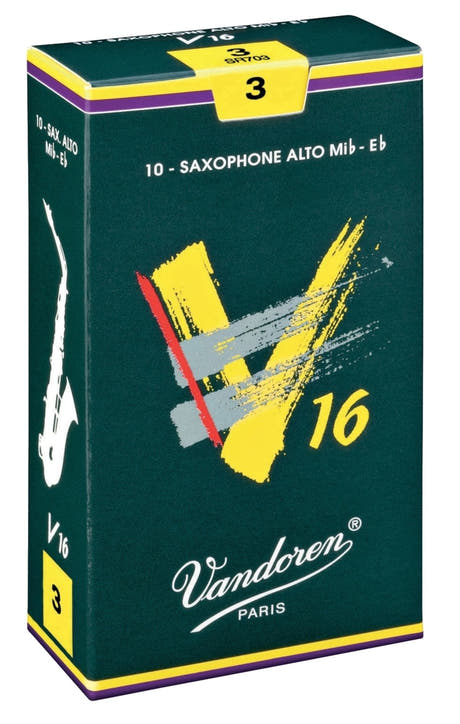 Vandoren Cañas para saxofón alto V 16 - 4