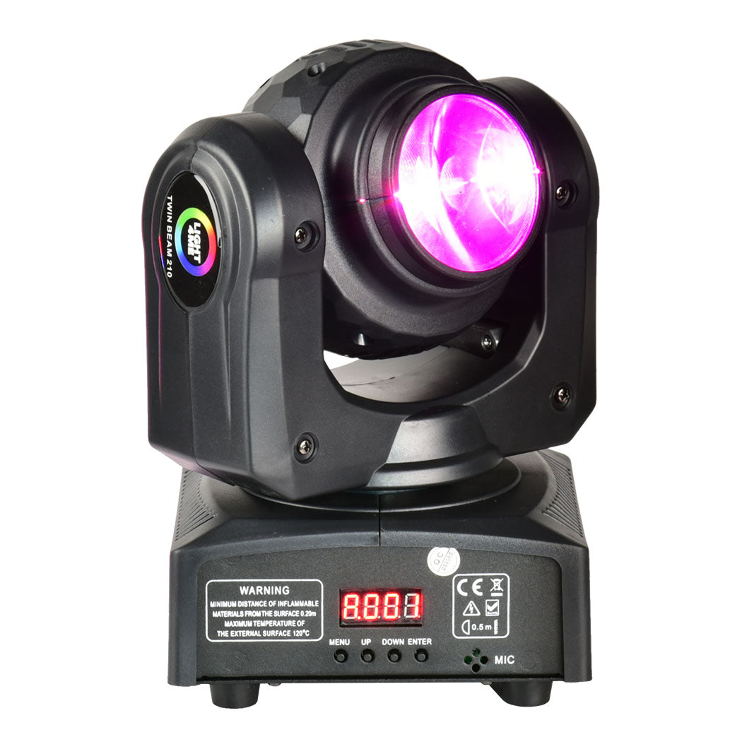 LIGHT4ME TWIN BEAM 210 mini dobbeltsidet LED moving head